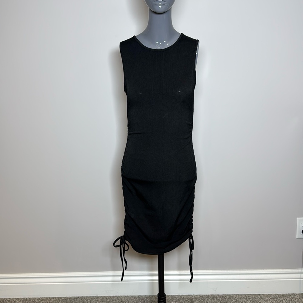 SHEIN form fitting black dress